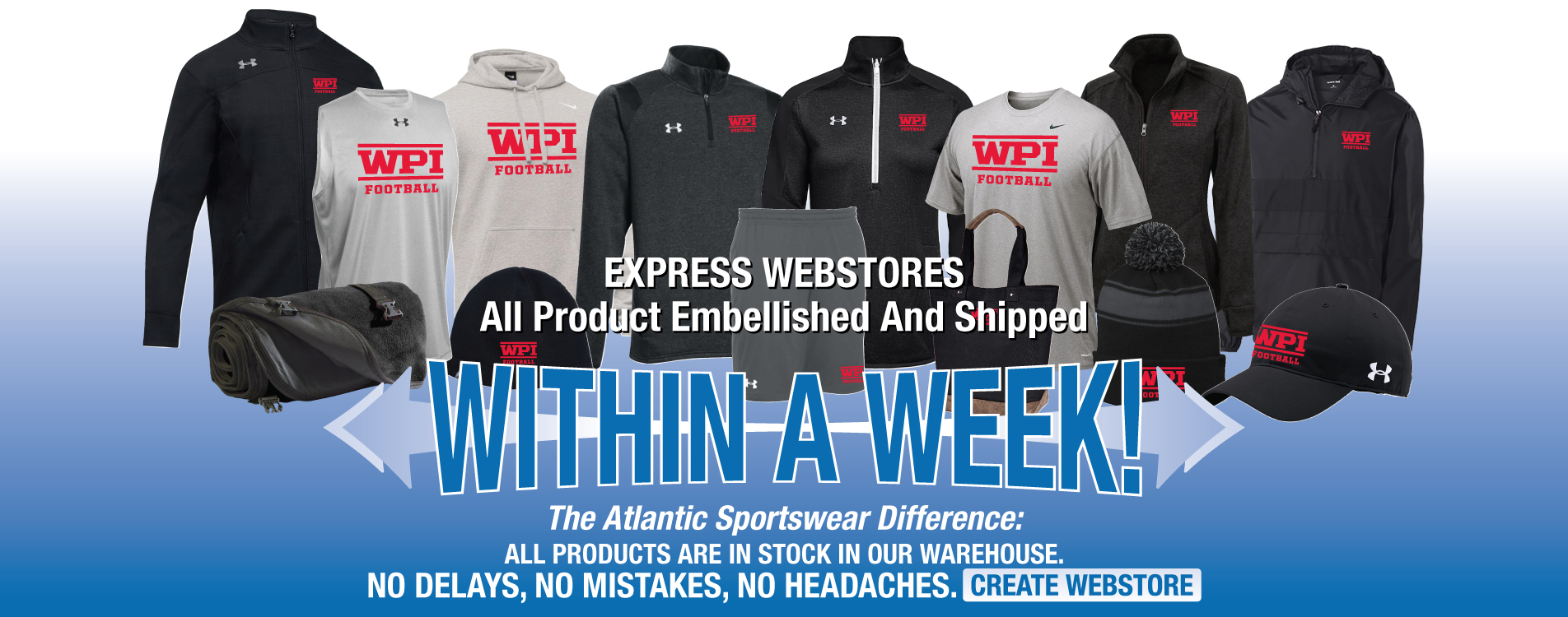 Atlantic Sportswear Custom Apparel Made Easy!